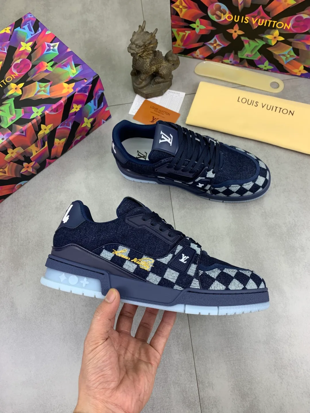 Men's men's shoes 💰P542 new style 💶[LOUIS VUITTON] (original order) new style 🍀LV Louis Vuitton *——LV classic trendy shoes! Made of imported original cowhide and water-dyed cowhide lining. The latest original wear-resistant rubber combination outsole! High quality products! Multiple colors available, code number: 38-46